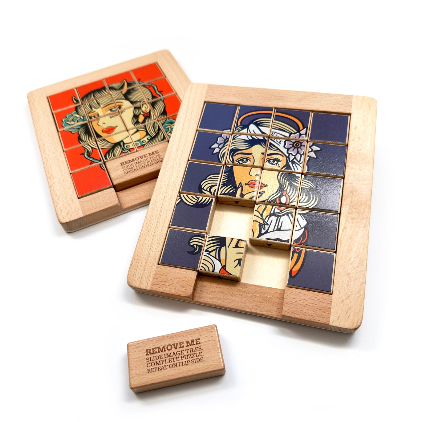 Dualities Wooden Sliding Puzzle