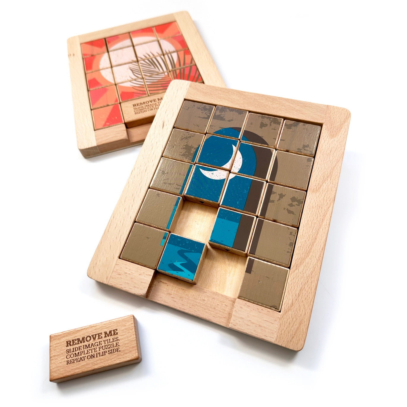 Dualities Wooden Sliding Puzzle