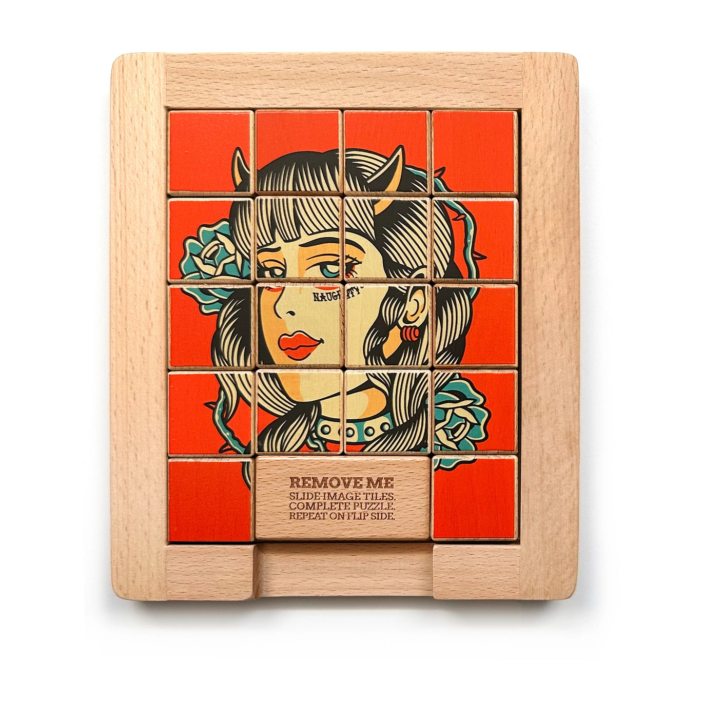 Dualities Wooden Sliding Puzzle