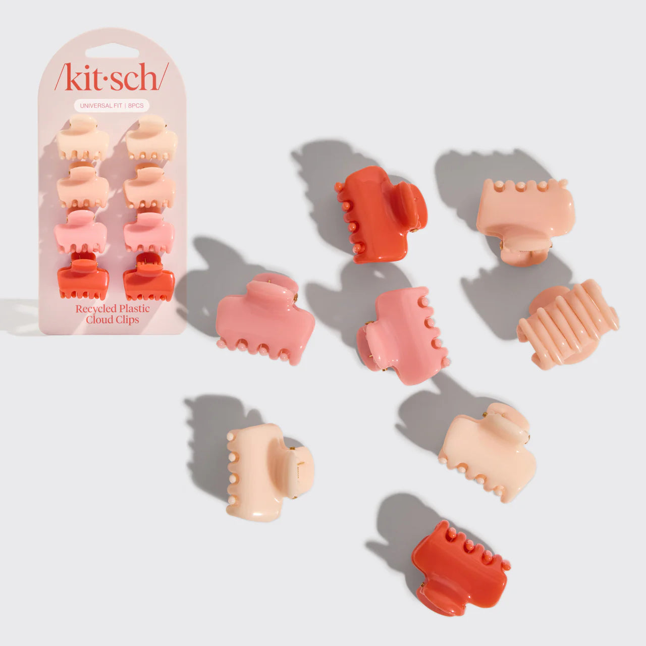 8pc Claw Clip Set - Cherry Blossom