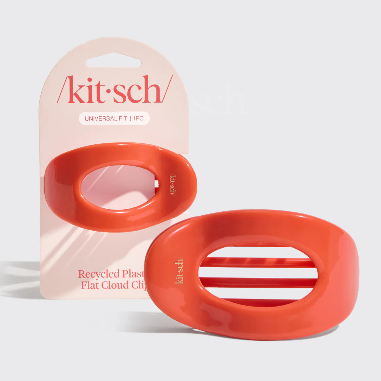 Flat Cloud Clip Cherry Red