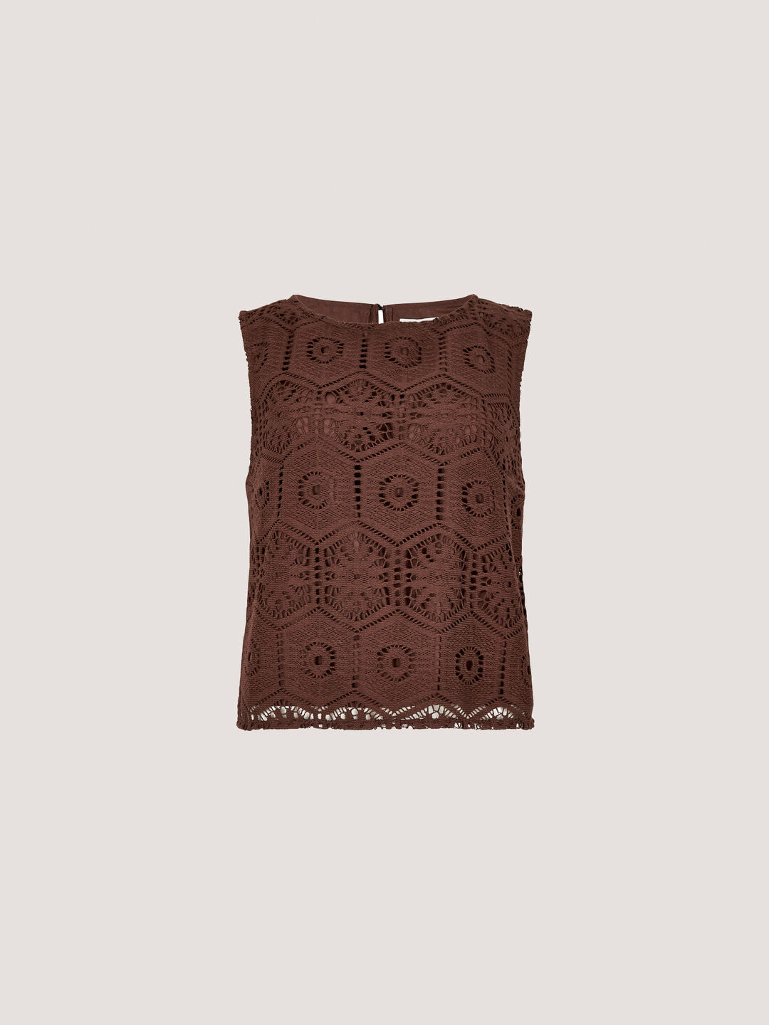 Crochet Lace Tile Shell Top