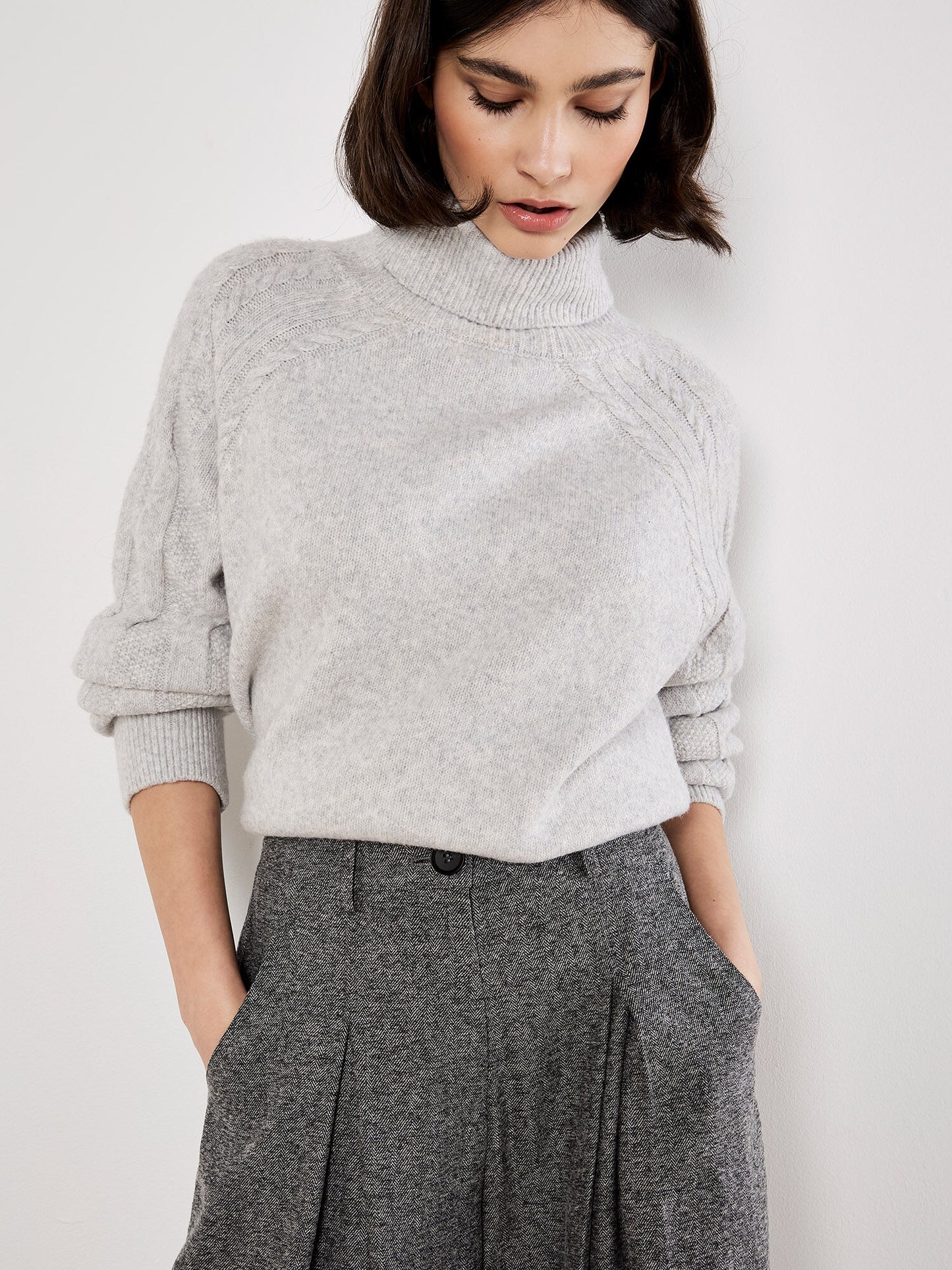 Woven Wide Leg Trousers