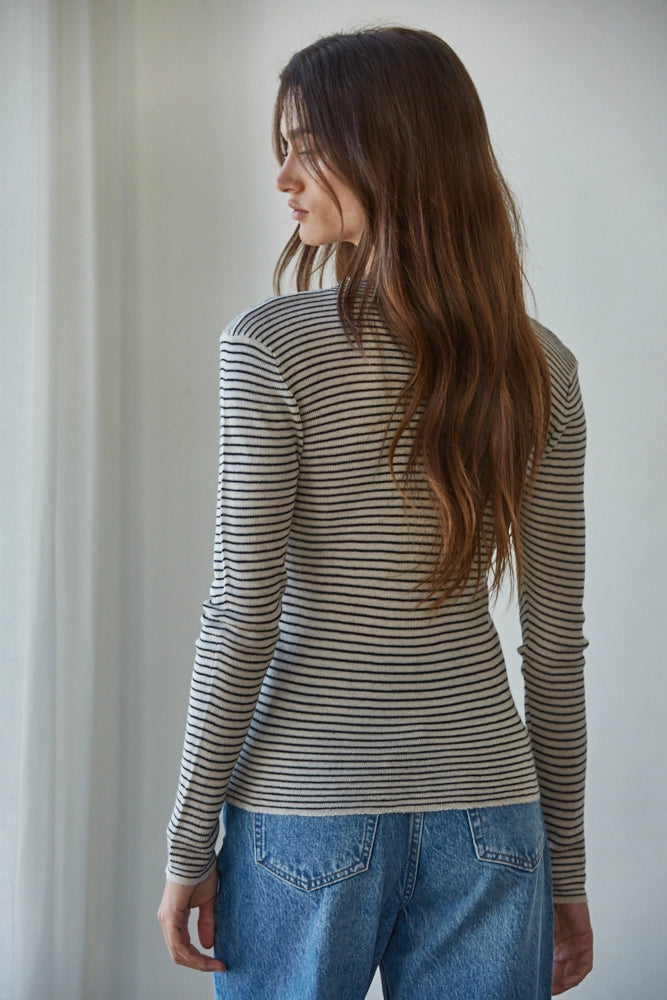 Striped Turtleneck
