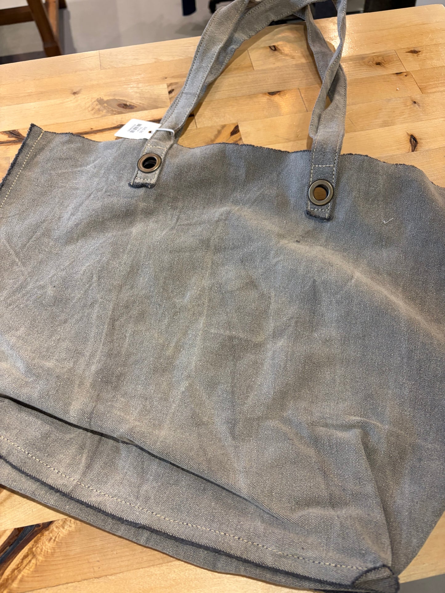 Washed Canvas Tote