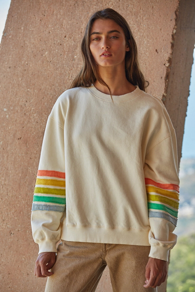 Counting Rainbows Striped Sleeve