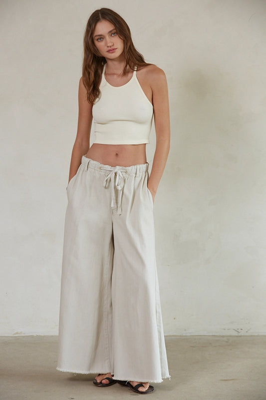 Woven Wide Leg Pants