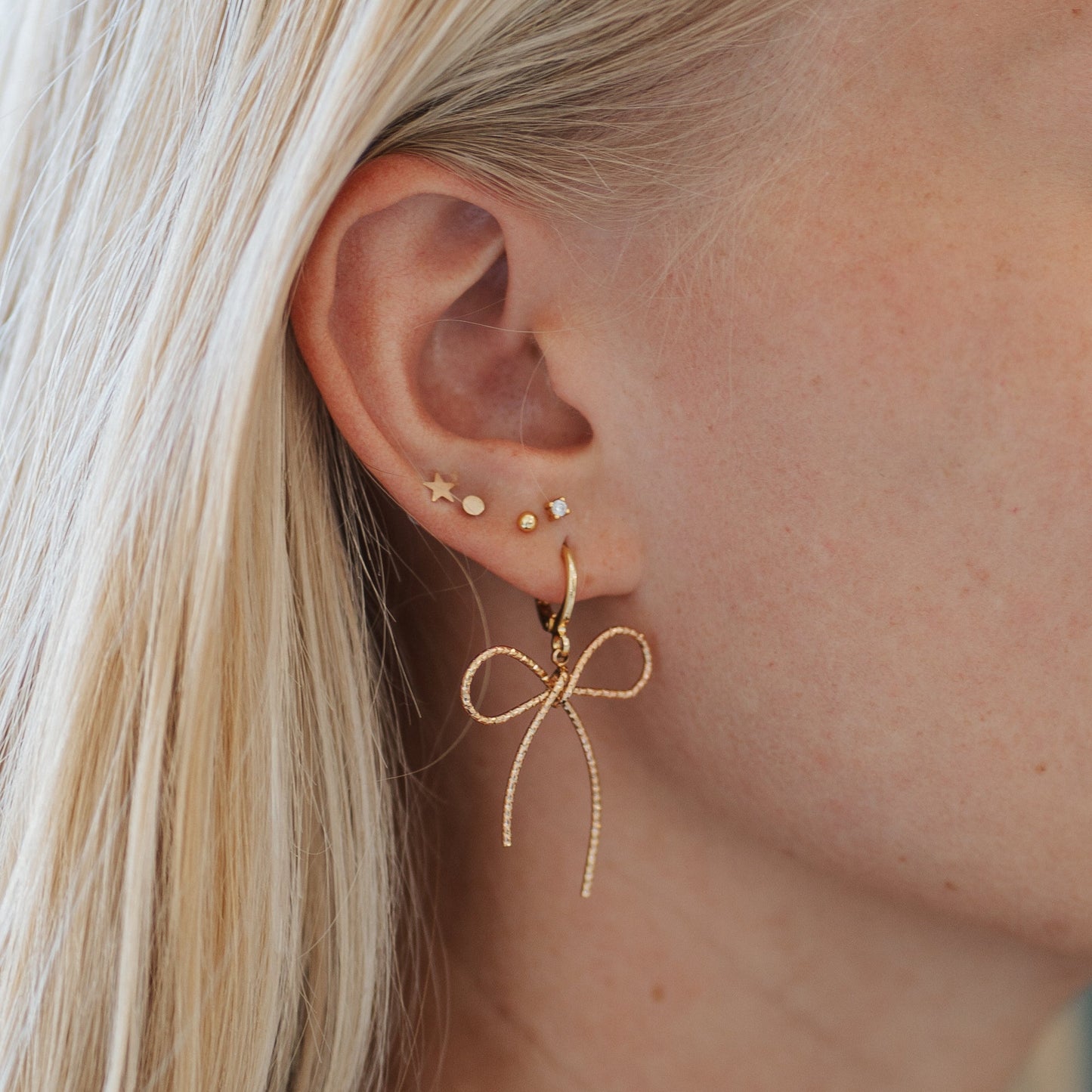 Audrey Bow Earrings