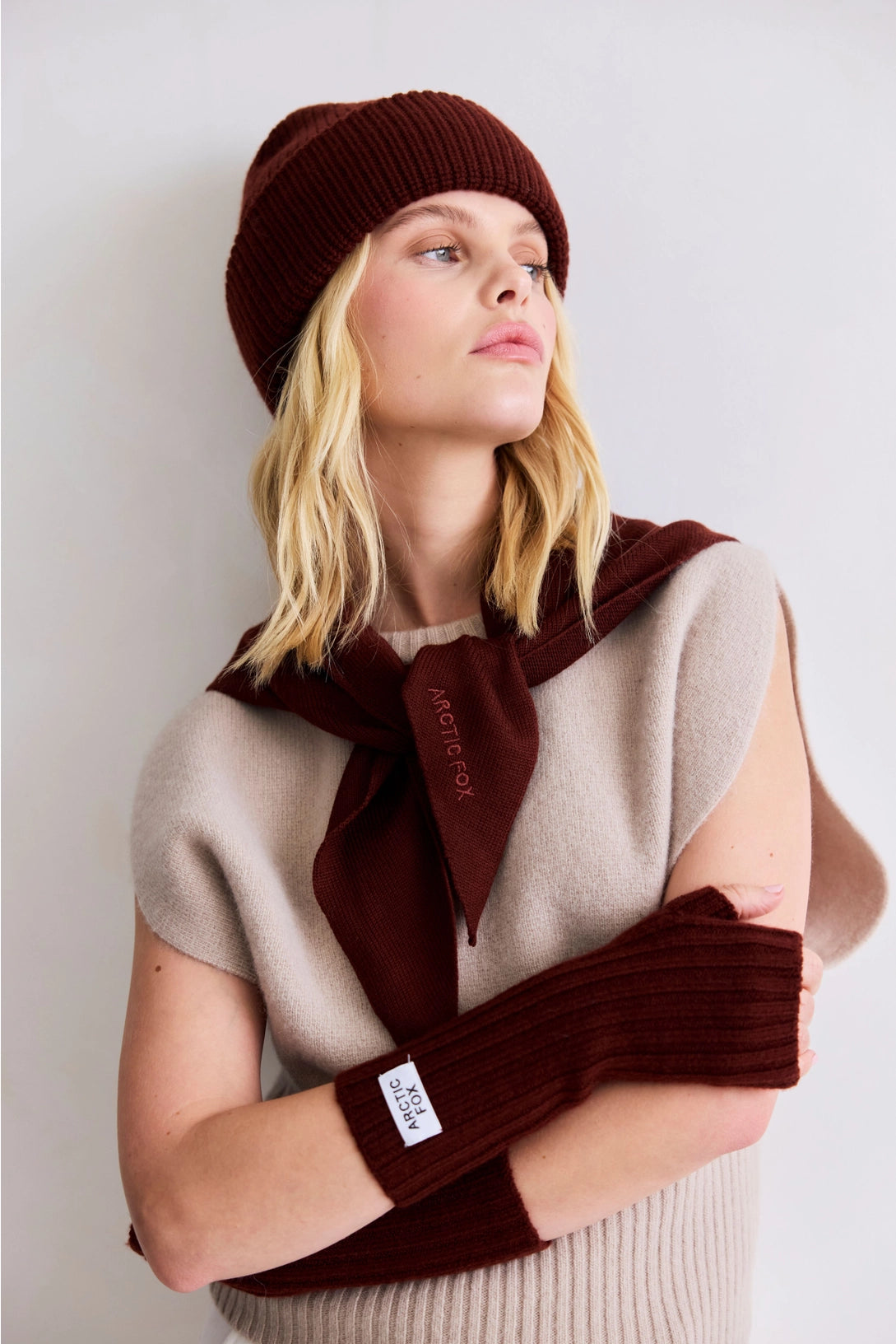 Merino Wool Triangle Scarf