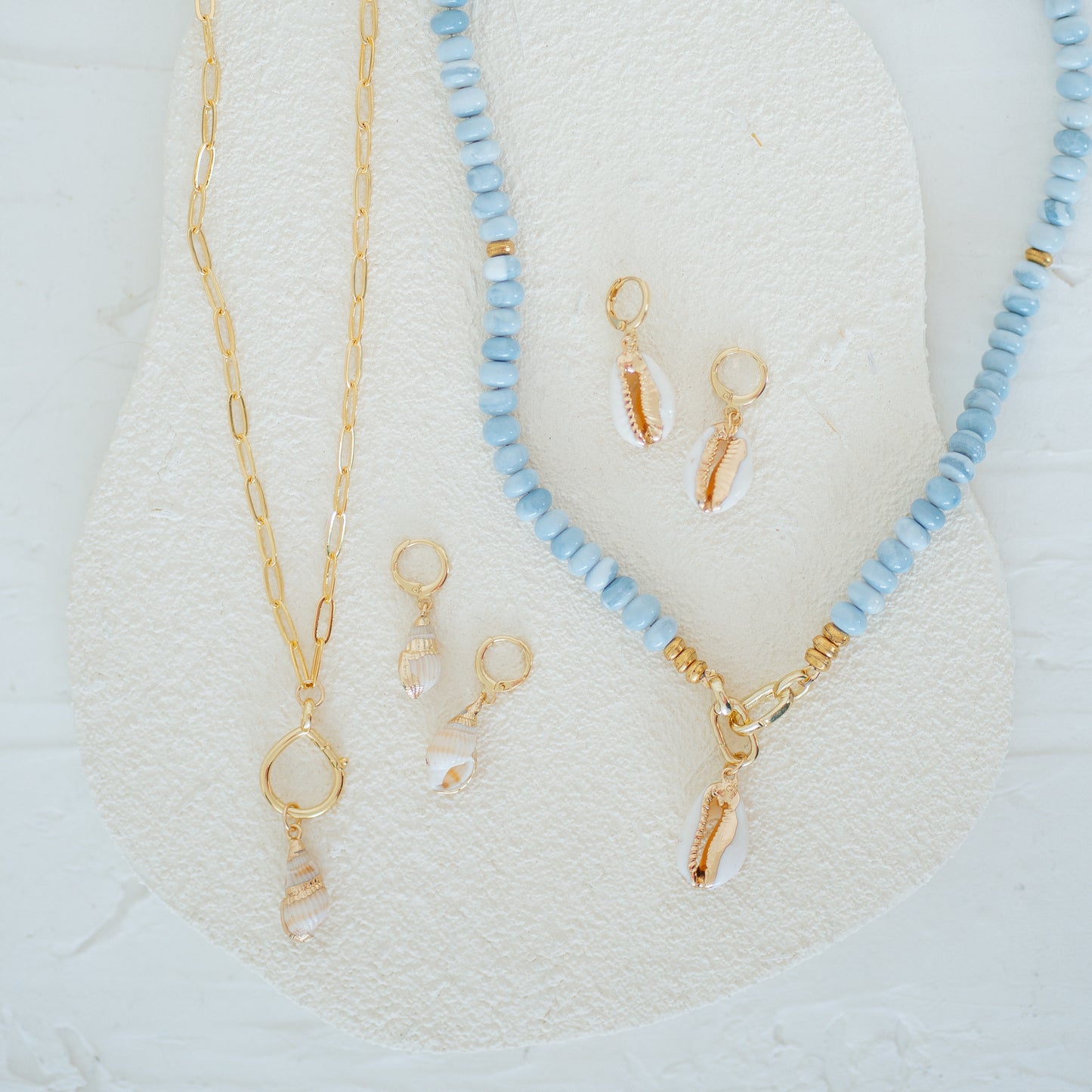 Cowrie Shell Earring