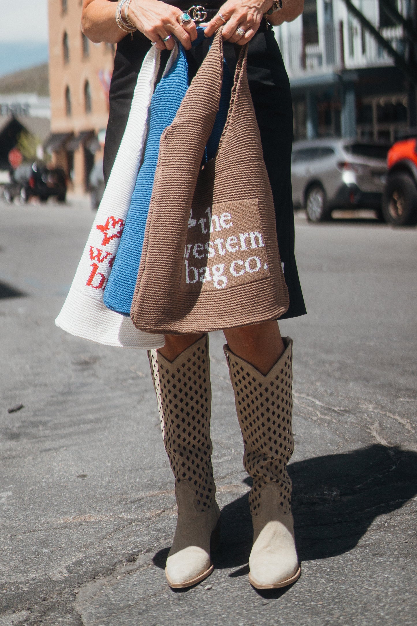 The Lasso Knit Tote