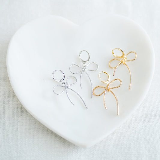 Audrey Bow Earrings