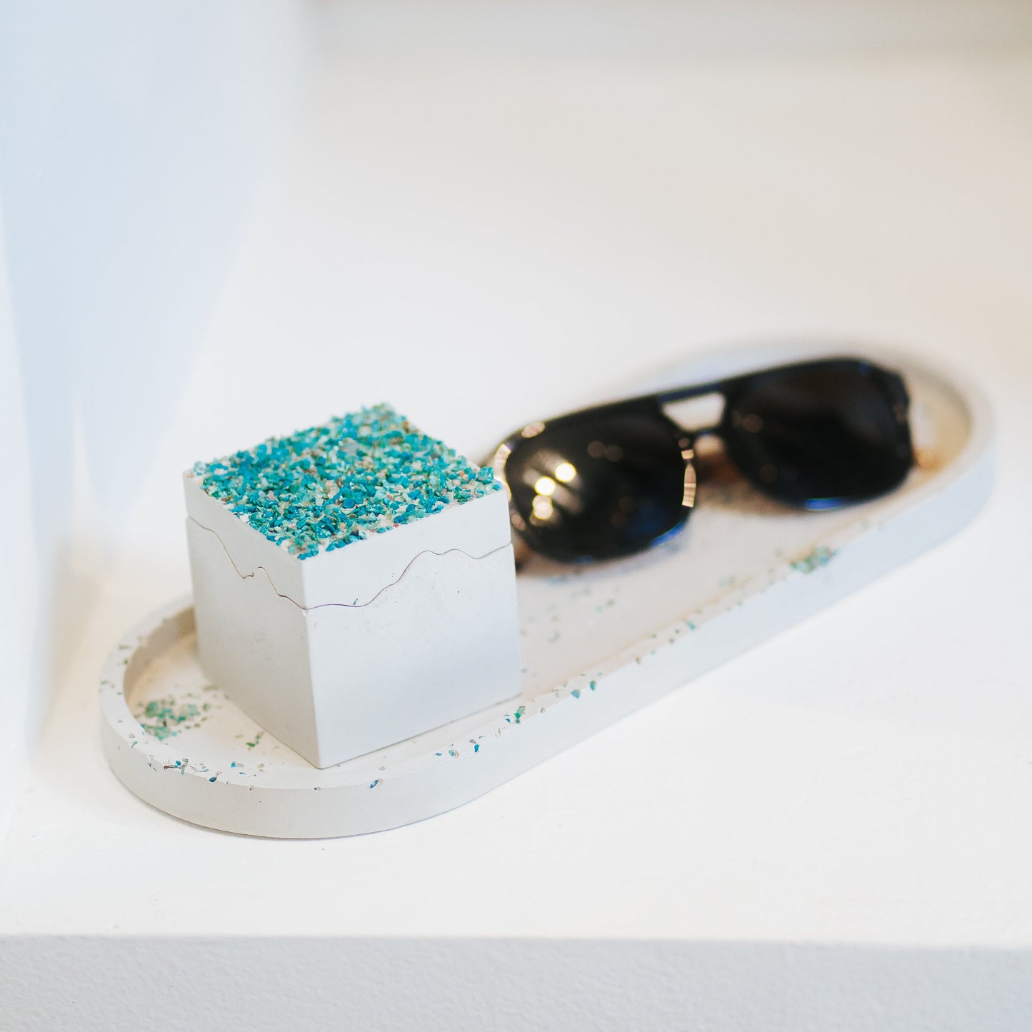 Turquoise Puzzle Box