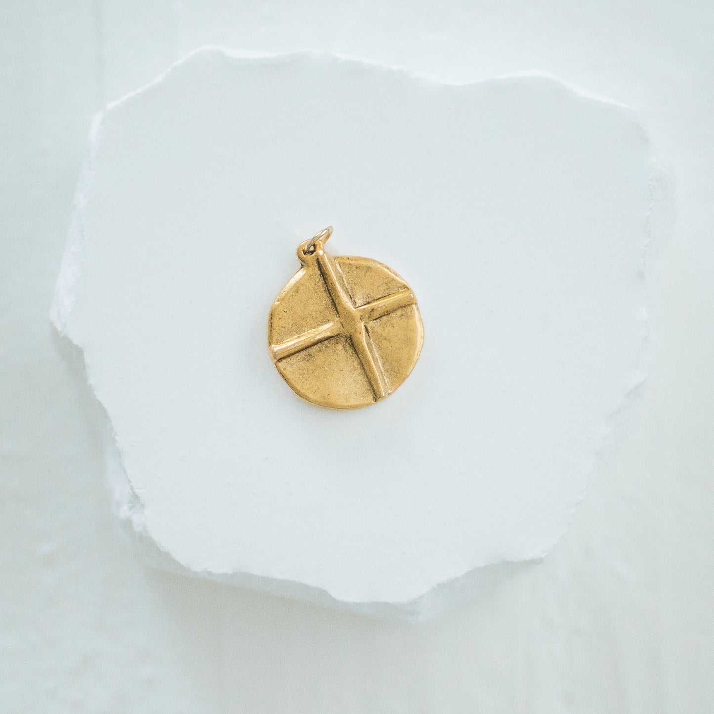 Circle Heart Cross