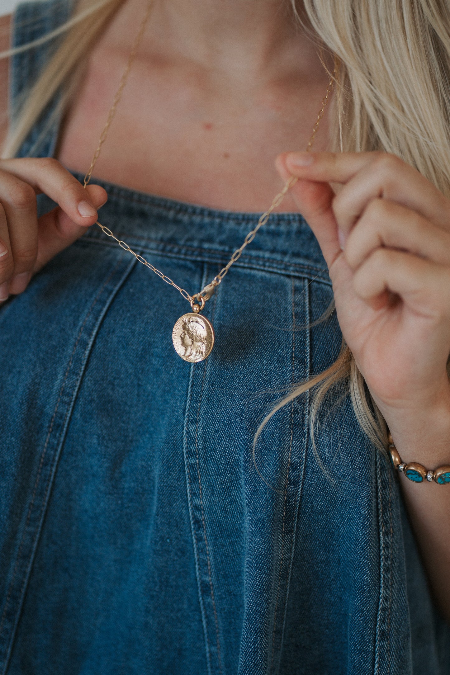 Carson Coin Necklace