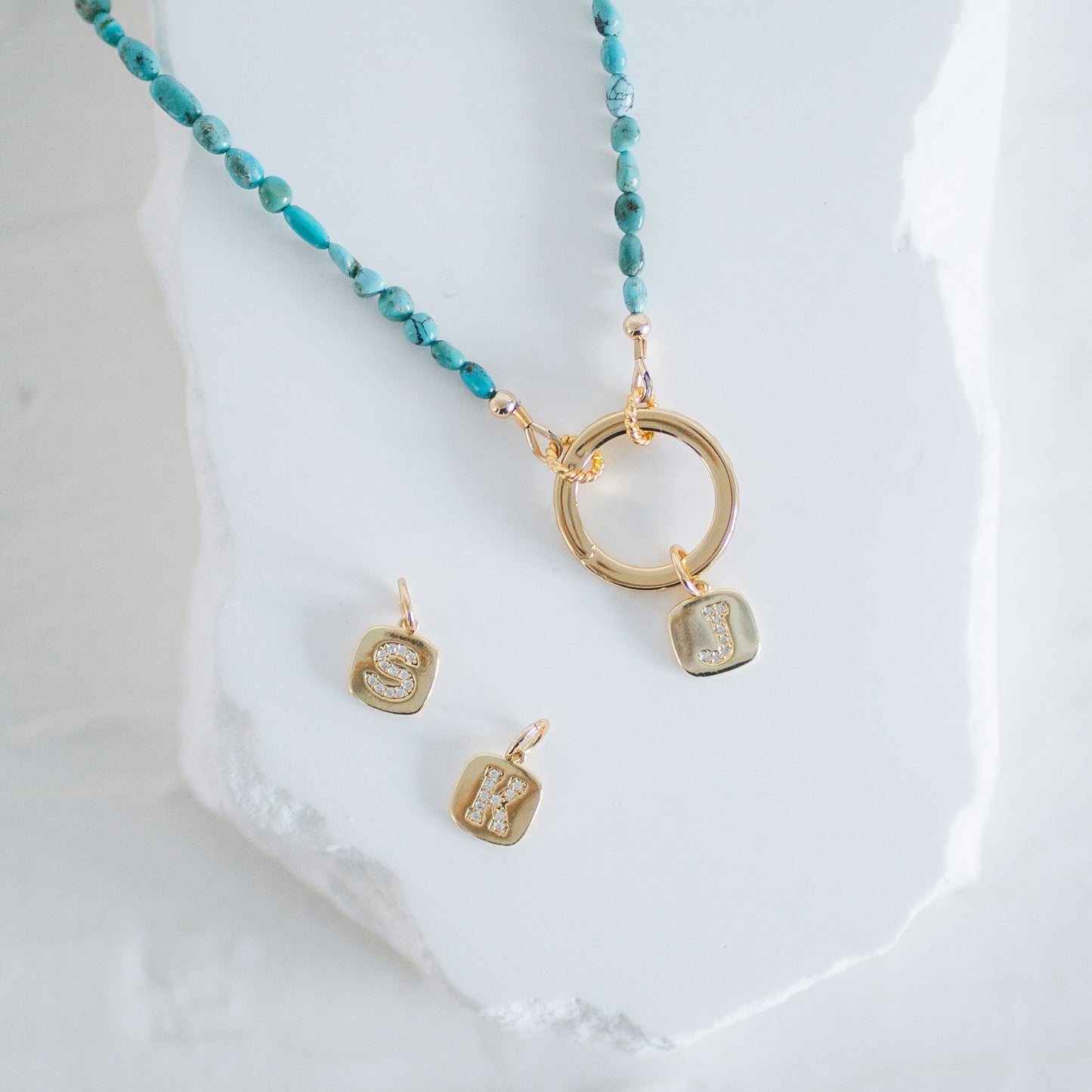 Leah Initial Charms