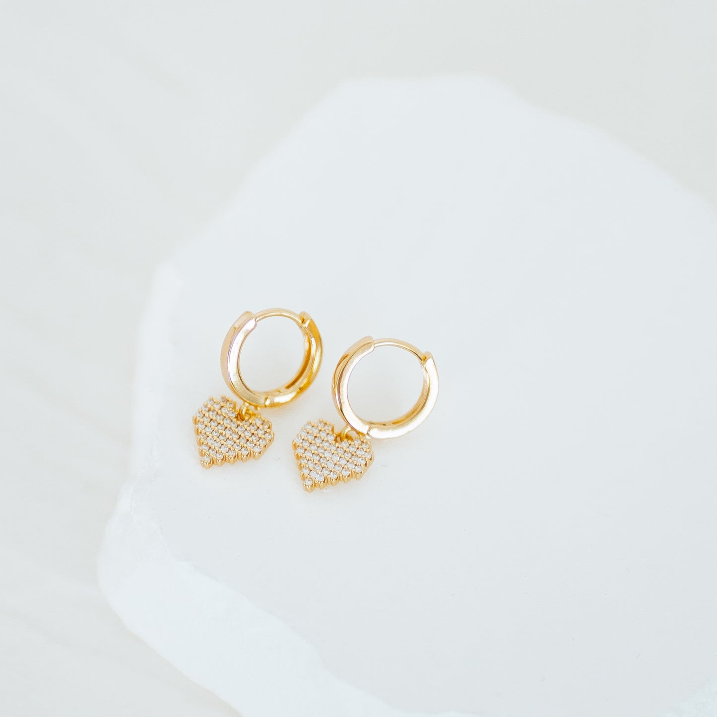 Heart Drop Earring