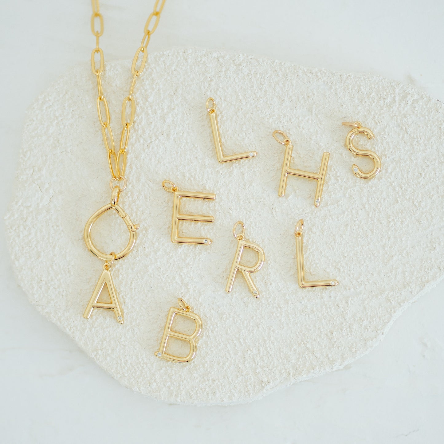 Harper Initial Charm