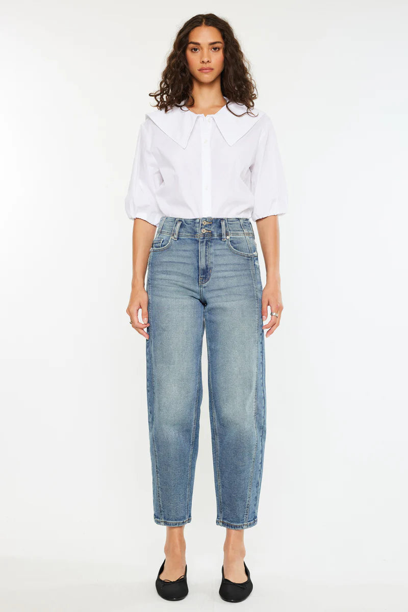 Jane Ultra High Rise Slim Barrel Jeans