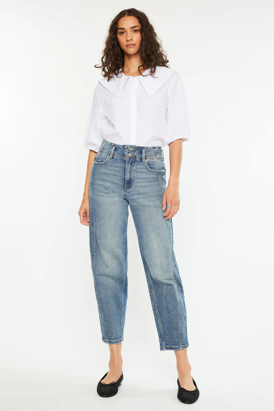 Jane Ultra High Rise Slim Barrel Jeans
