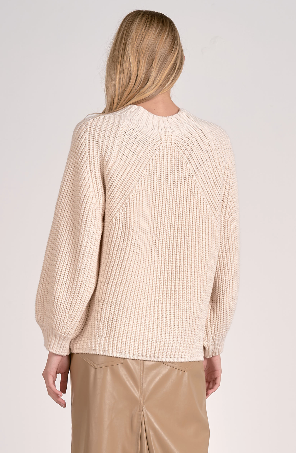 Ribbed Knit Cozy Sweater