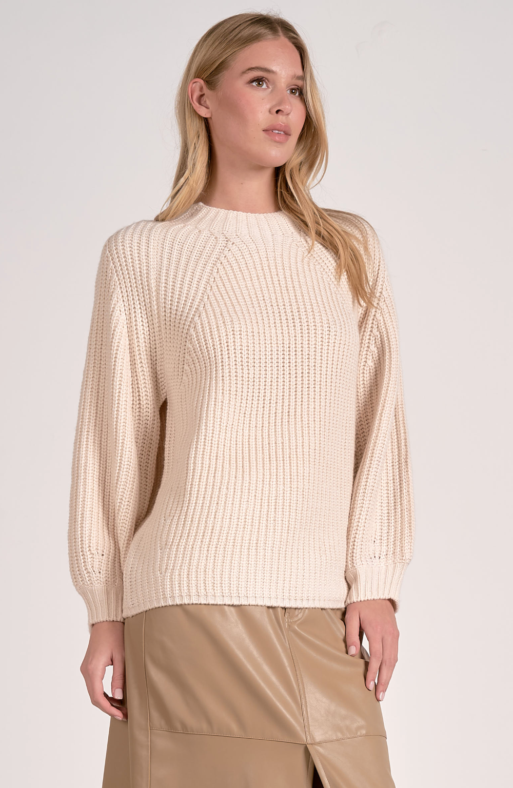 Ribbed Knit Cozy Sweater