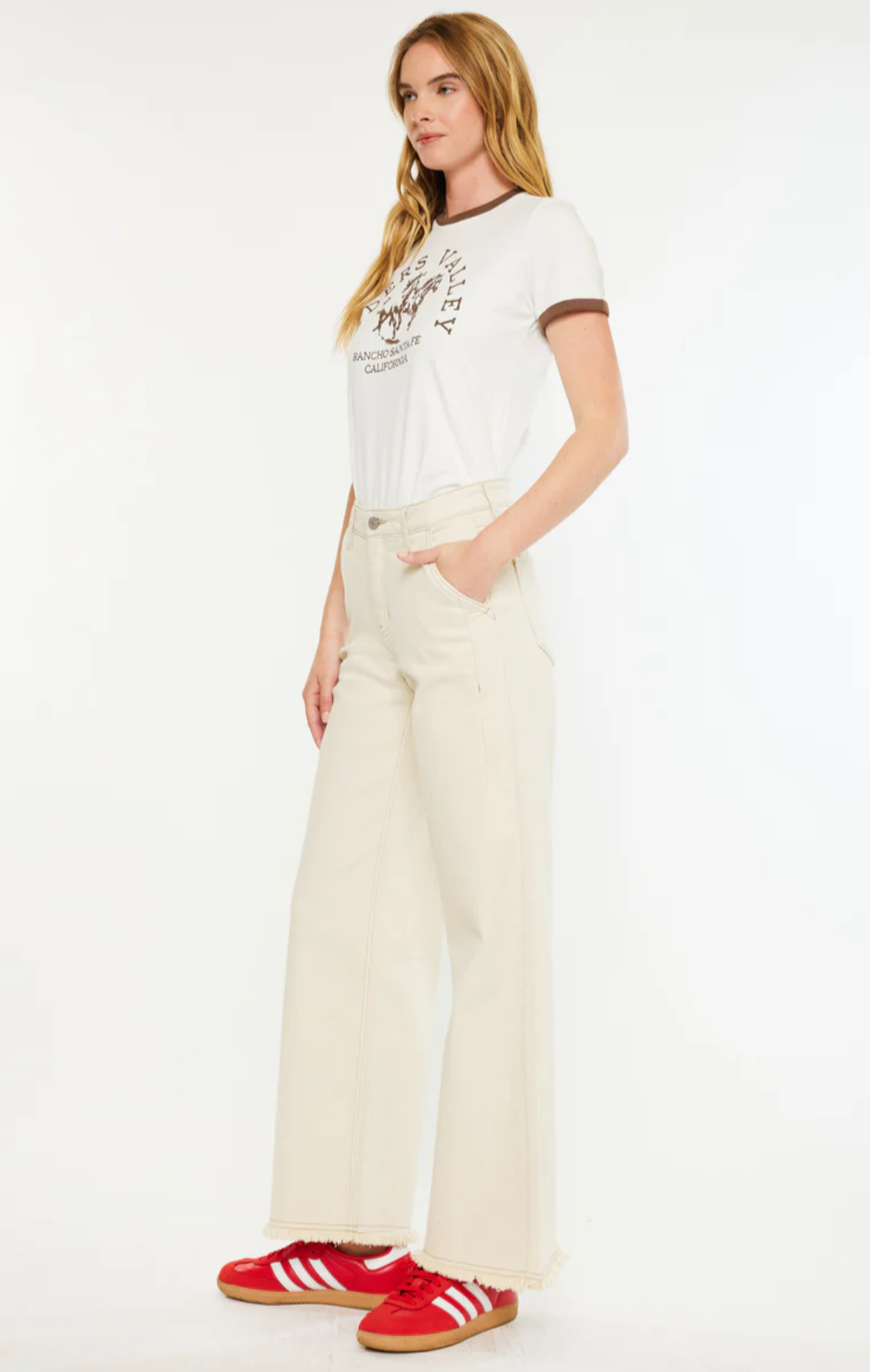 Grace High Rise Wide Jeans