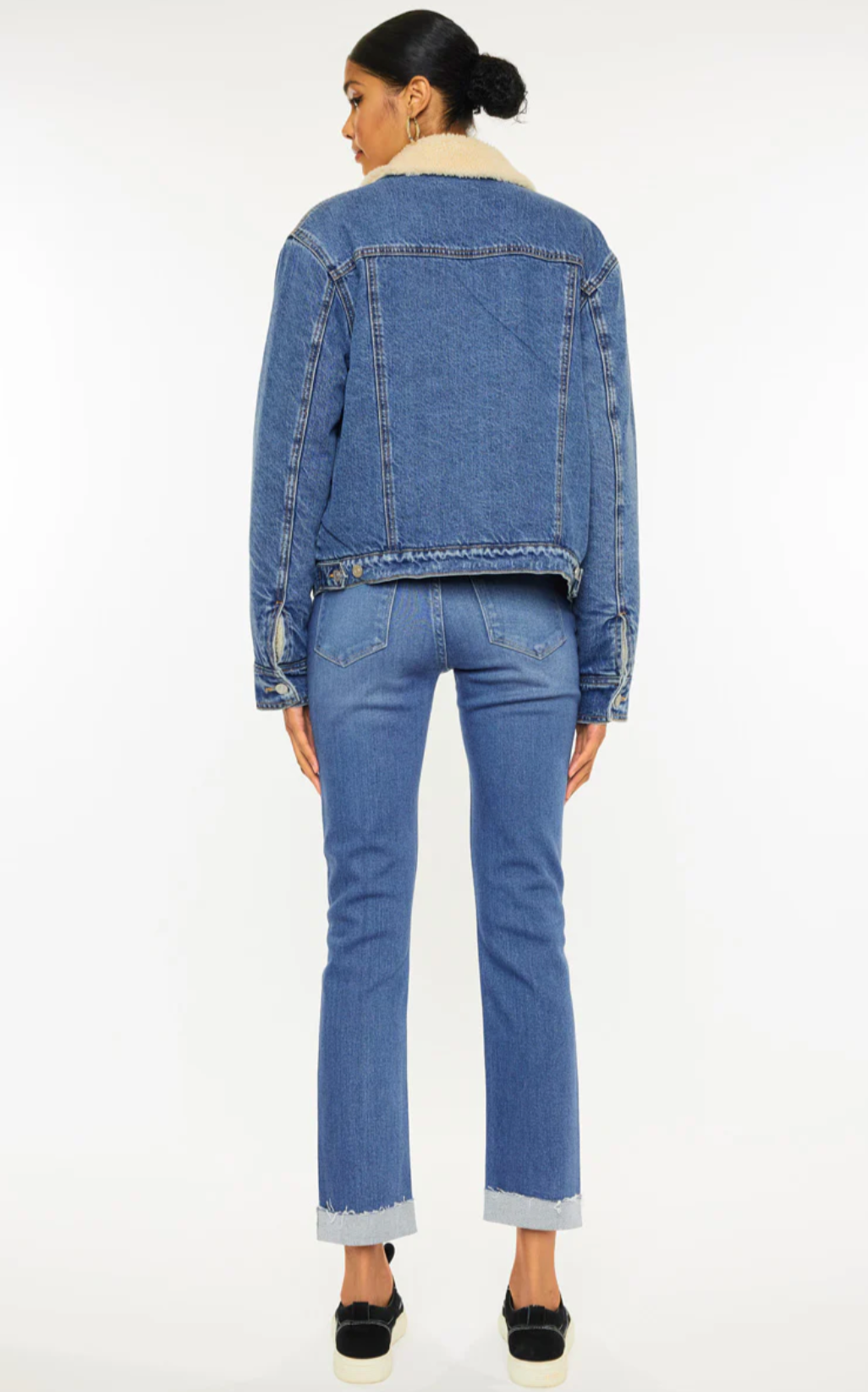 Rosalia Cropped Sherpa Jacket