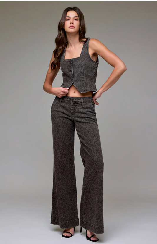 Happi Brown Cheetah Trouser