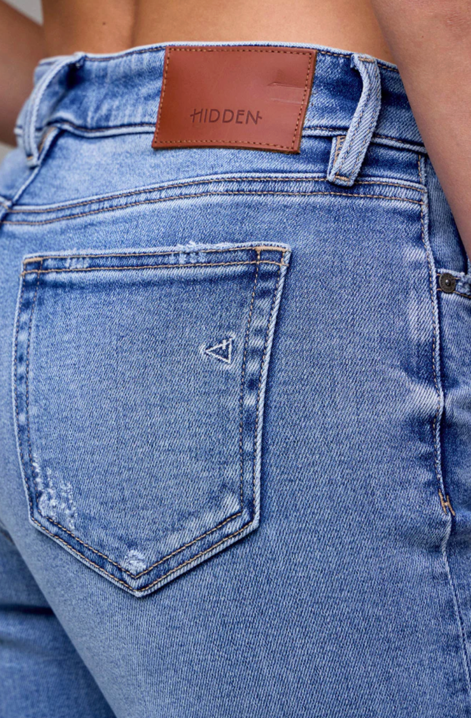 Logan Cuffed Mid Rise Dad Jean