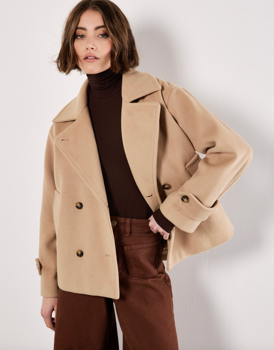 Tailored Short Trench Jacket