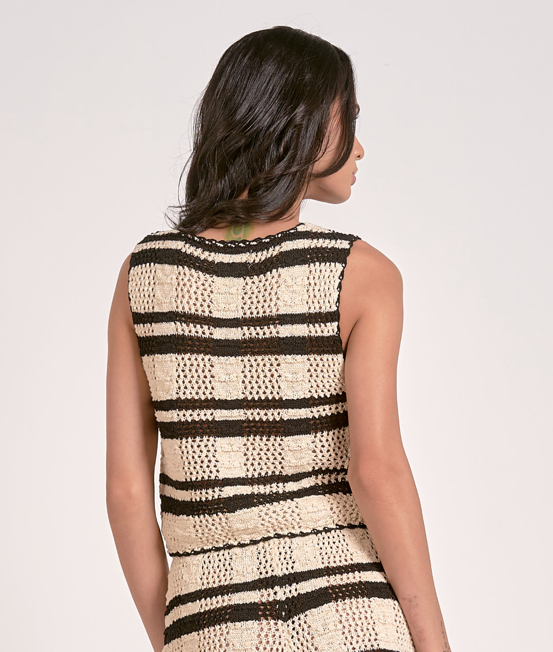 Tie Front Sleeveless Top