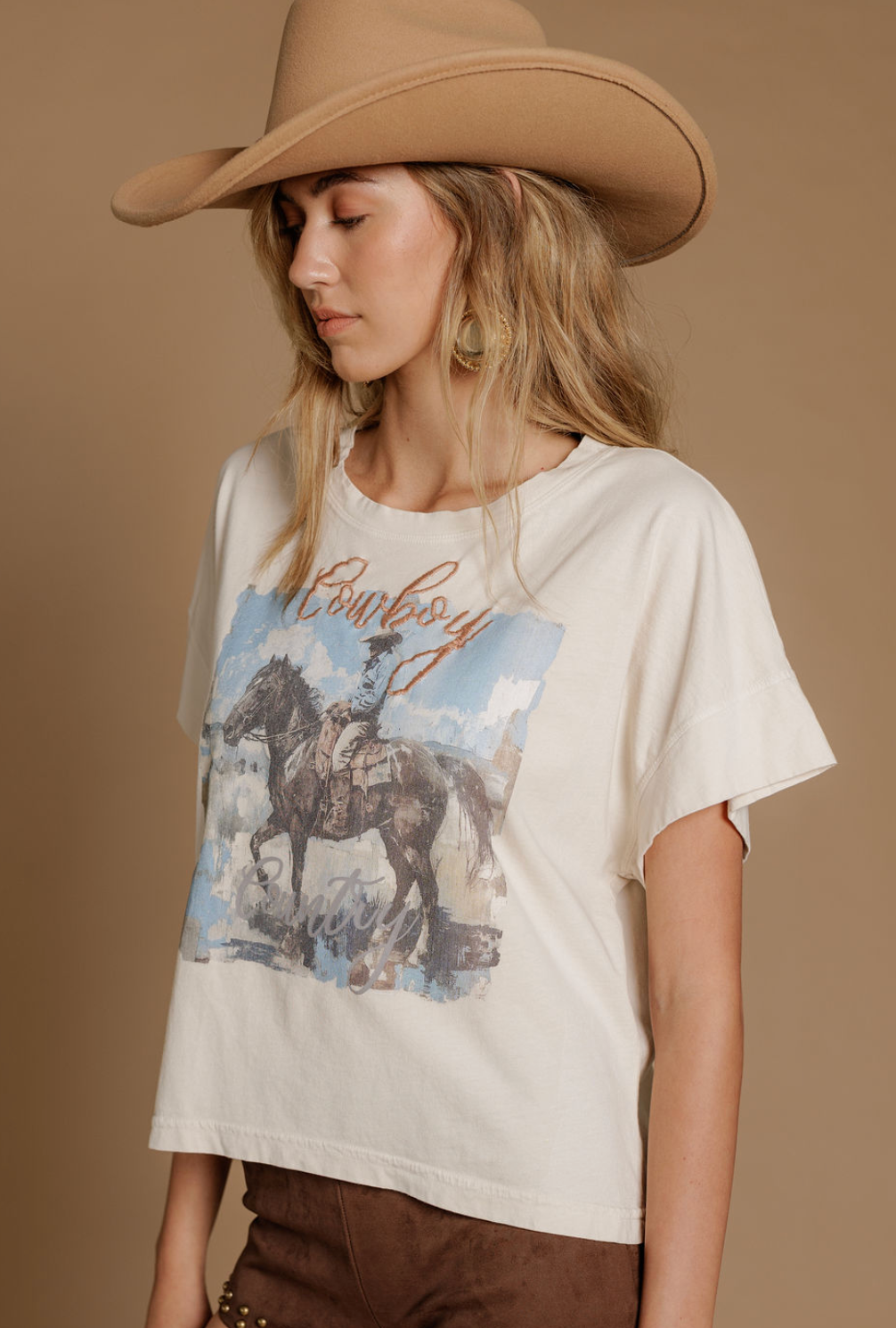 Cowboy Country Hi/Lo Tee