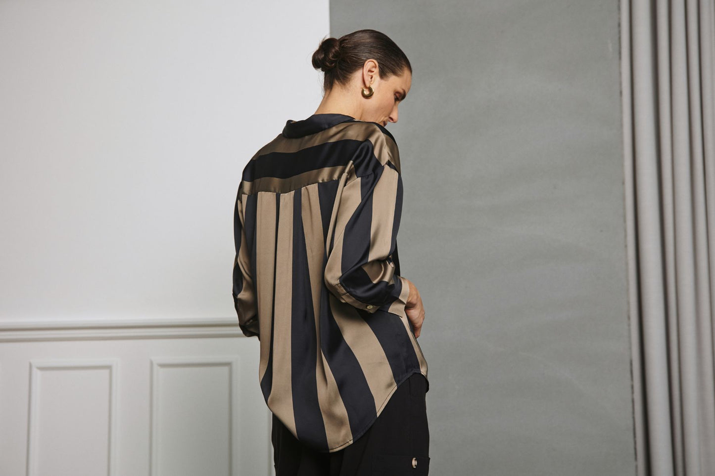 Zoe LS Striped Shirt