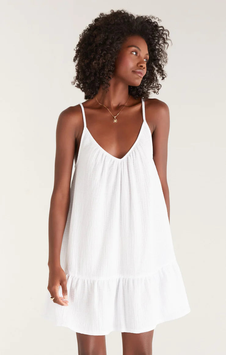 Amalia Gauze Mini Dress