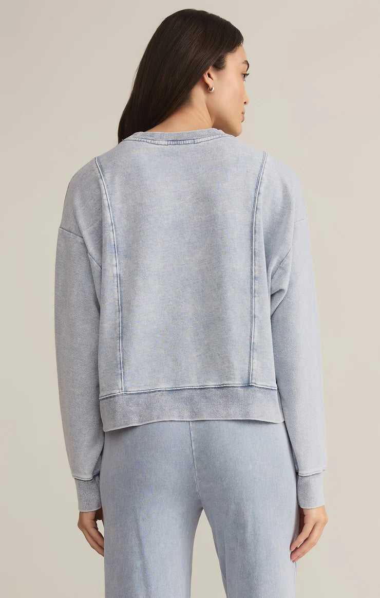 Lax Knit Denim Shirt