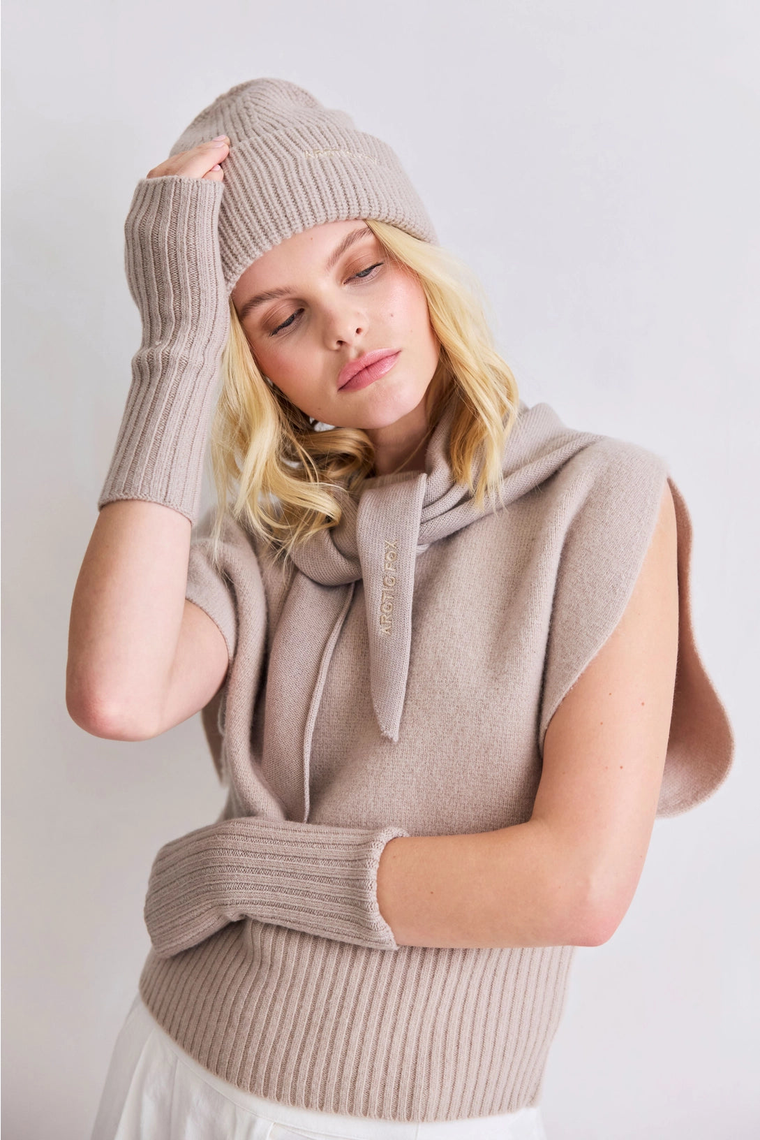 Merino Wool Triangle Scarf