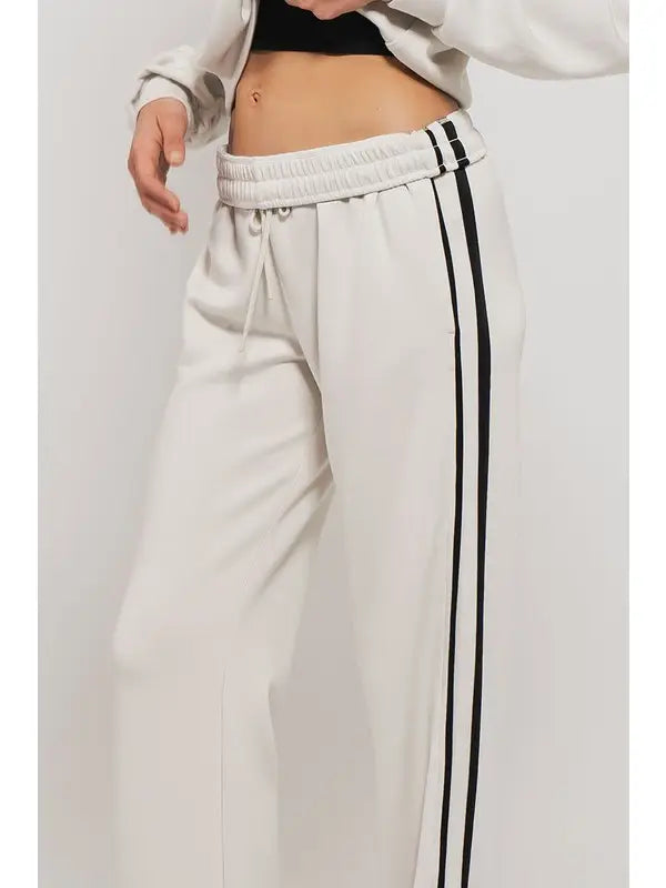 Stripe Drawstring sweatpant