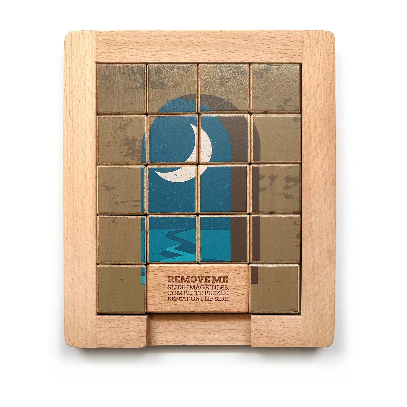 Dualities Wooden Sliding Puzzle