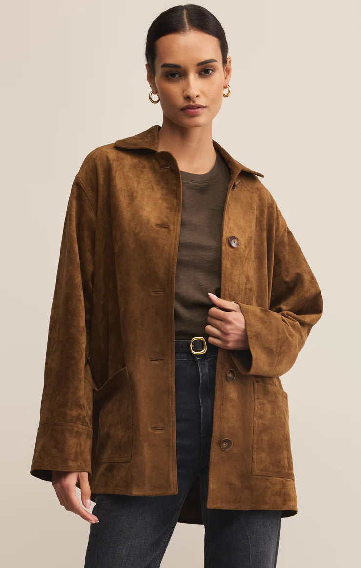 Decker Suede Chore Jacket