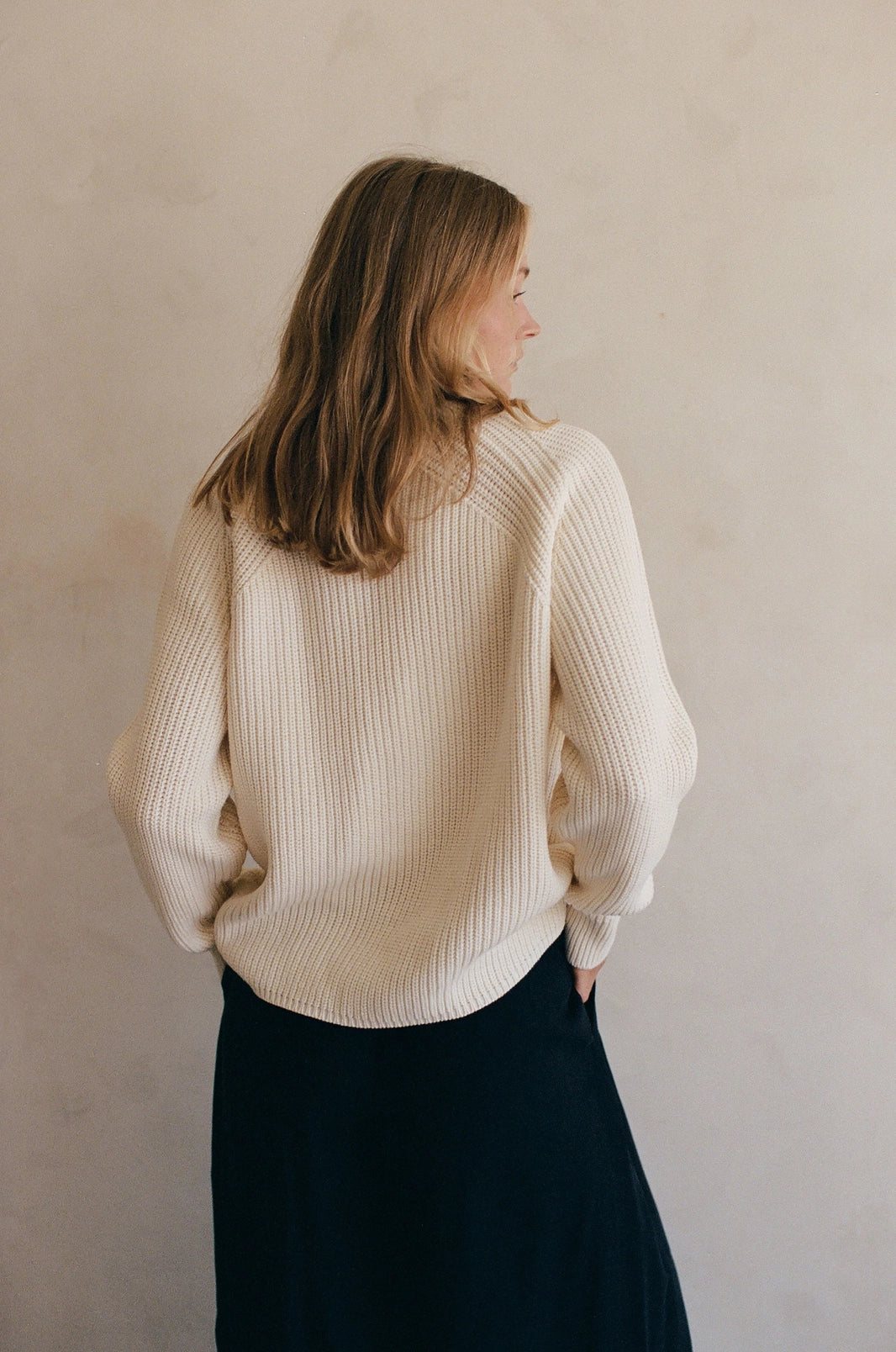 Knit Cotton Sweater Top