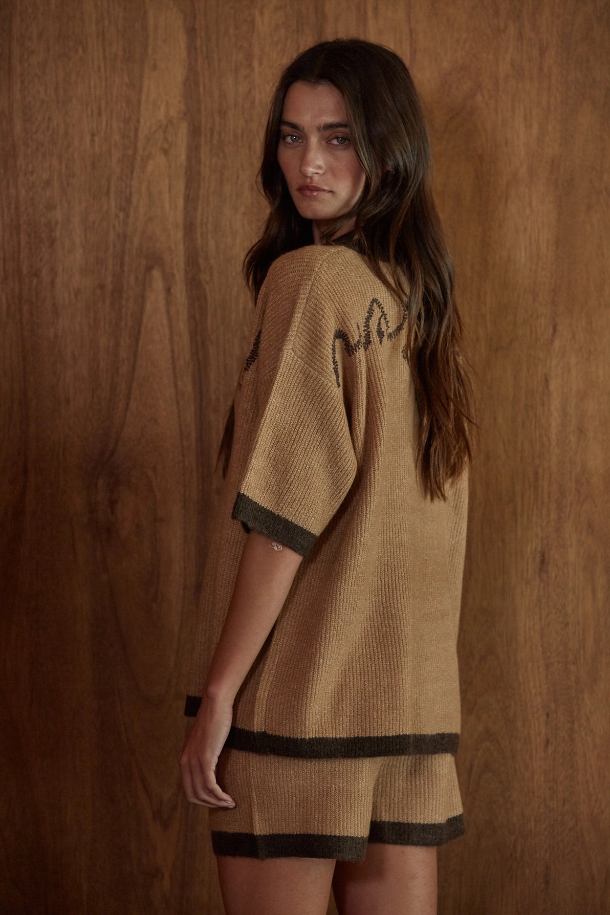 V Neck Western Sweater