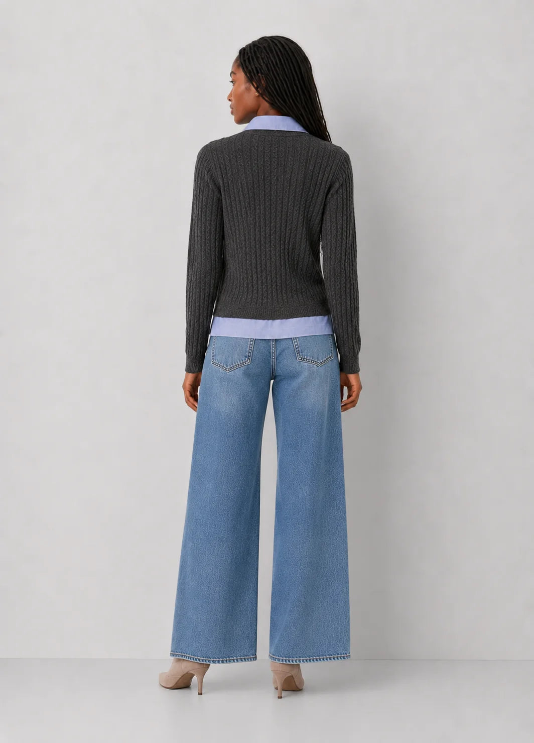 Clara Mixed Media Cardigan