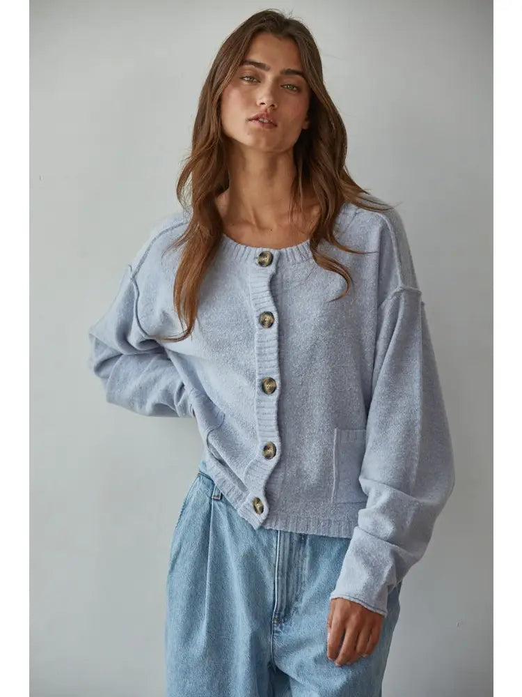 Knit Sweater Light Weight Cardigan