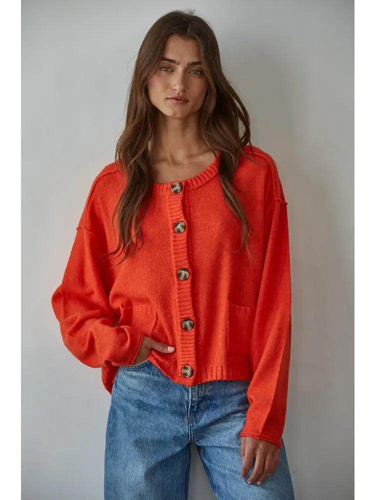 Knit Sweater Light Weight Cardigan