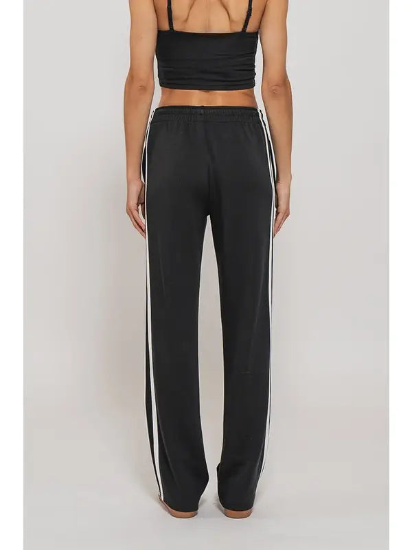 Stripe Drawstring sweatpant