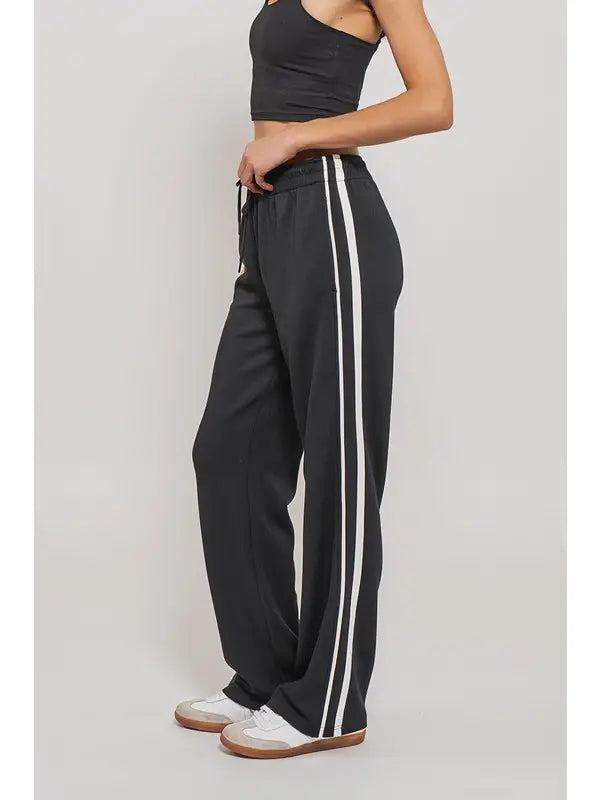 Stripe Drawstring sweatpant