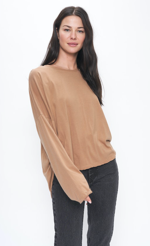 Stay Cool Ruched LS Tee