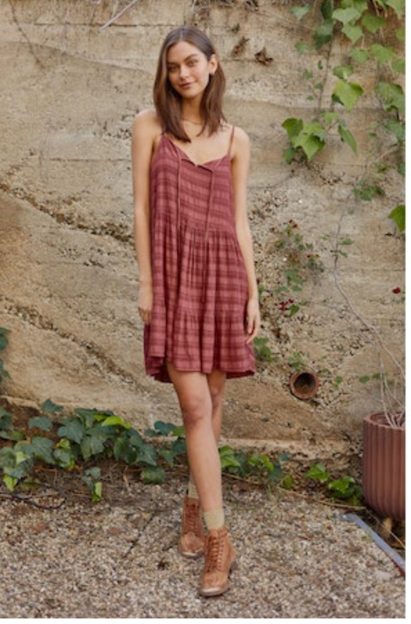 Athena Dress in Ginger