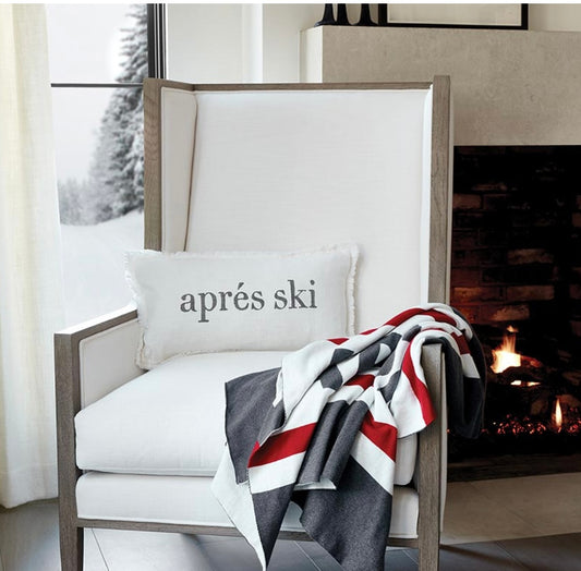 Gone Skiing Pillow